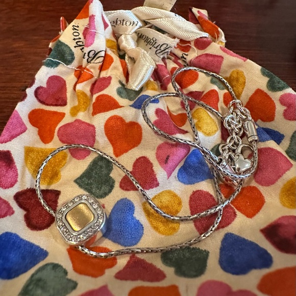 Brighton Reversible Gold/Black reversib Pendant Necklace - Picture 6 of 6